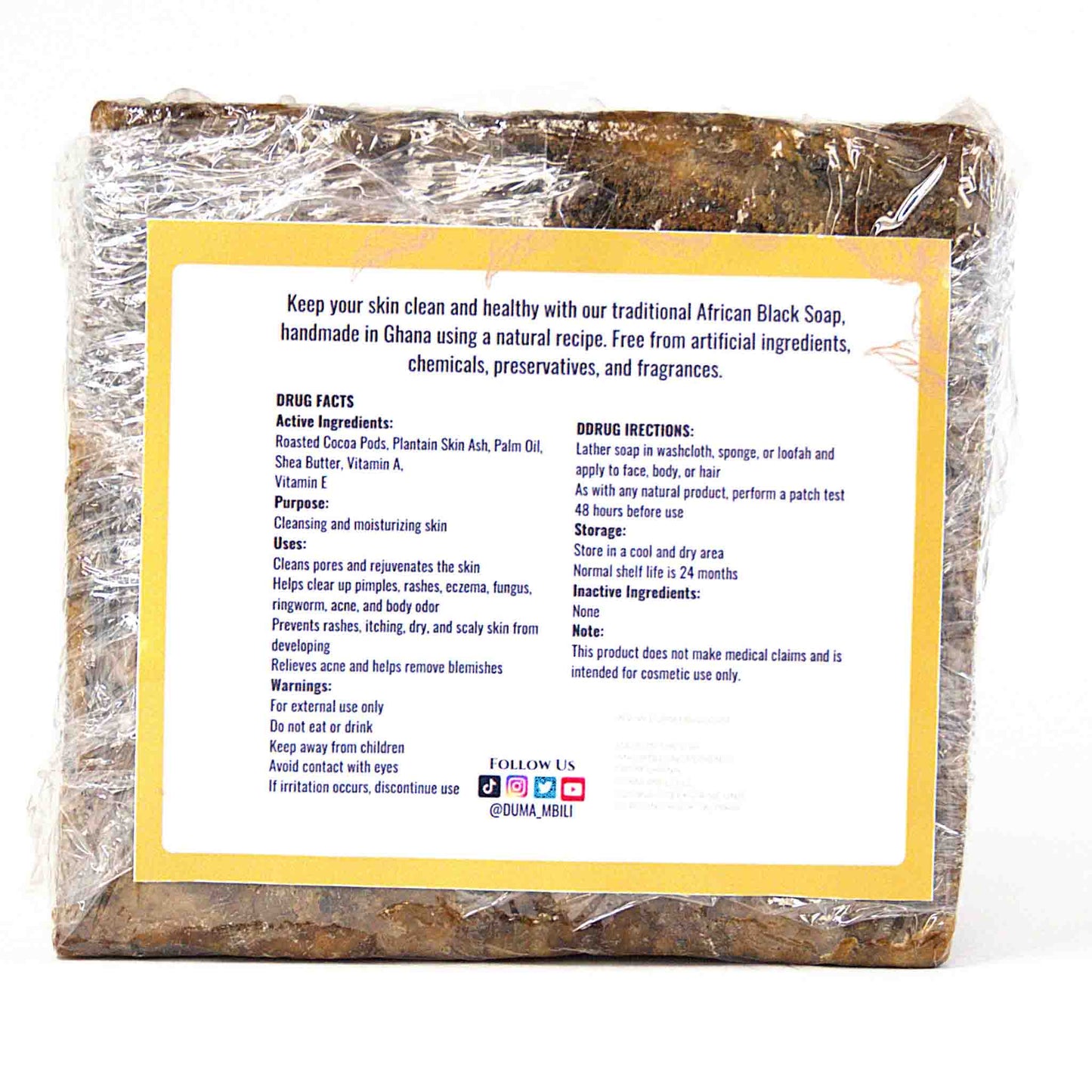 Authentic African Black Soap | Organic Skincare for Clear & Glowing Skin