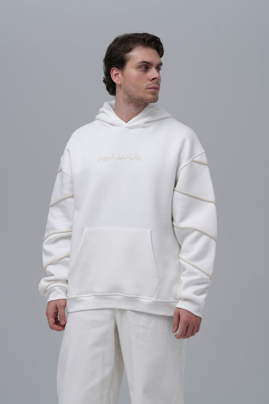 "Feel Inside" Embroidered Hoodie