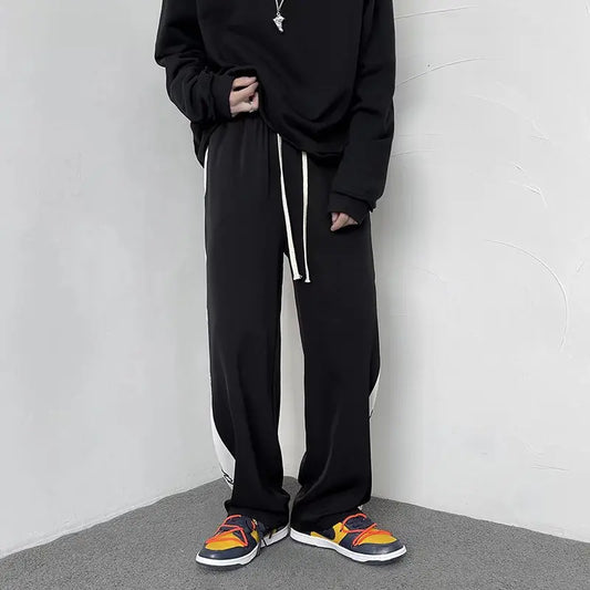 Men's Pants New Cool Male Summer New Fashion Mens Cozy Trousers Baggy Lightweight Casual Straight-leg Versatile Trend Pants